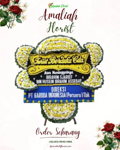 Papan Bunga Duka di Pci