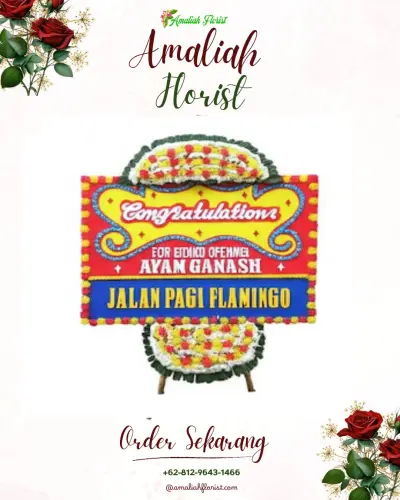 Bunga Papan Congratulation di Pci